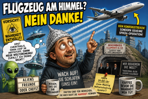 Mehr über den Artikel erfahren Tragen 40% der Deutschen echt einen Alu-Hut?