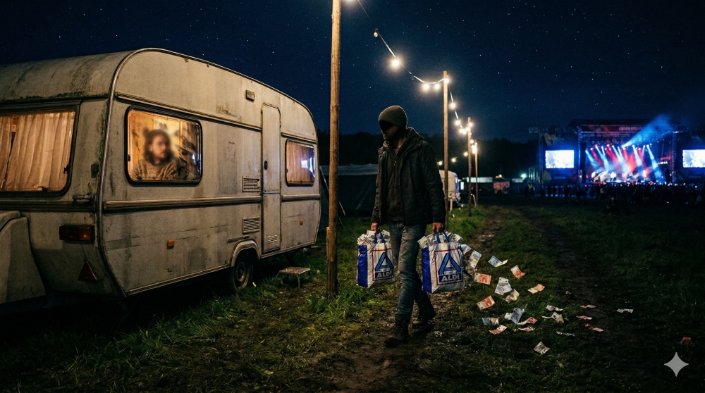 Mehr über den Artikel erfahren Riesenminus beim Waldheim-Festival und dazu viele Scheine im Wind