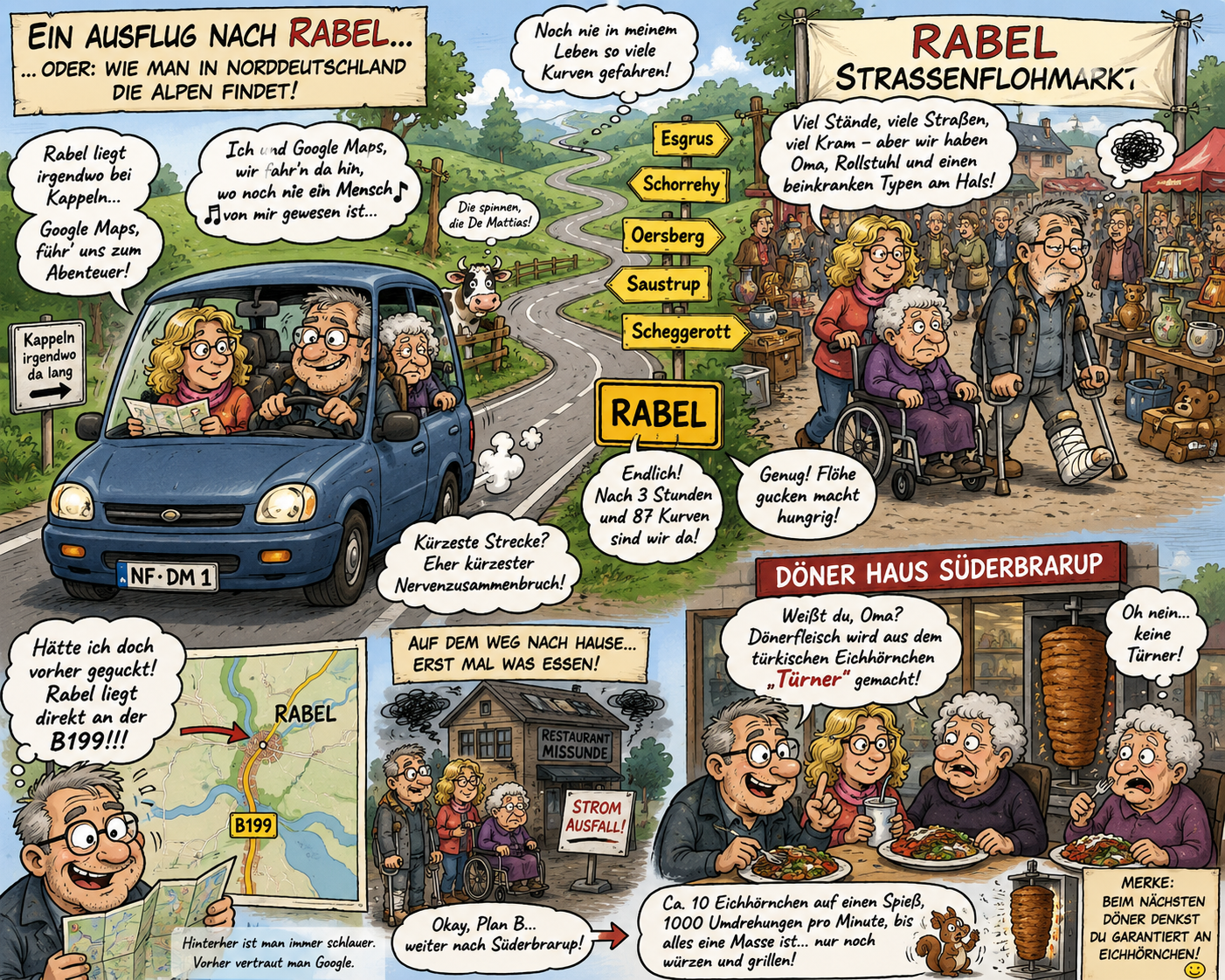 Mehr über den Artikel erfahren Tagebuch 12. Juli: Eichhörnchen am Spieß und andere Erfahrungen